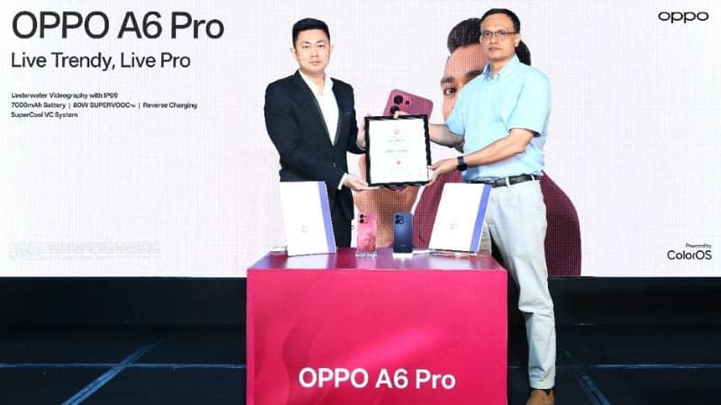 হিট, নেটওয়ার্ক ও ব্যাটারিতে শীর্ষ পারফরম্যান্সে বুয়েটের স্বীকৃতি পেলো অপো এ৬ প্রো 