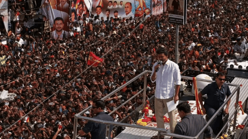 তামিলনাড়ুতে এগিয়ে থালাপতি বিজয়ের দল