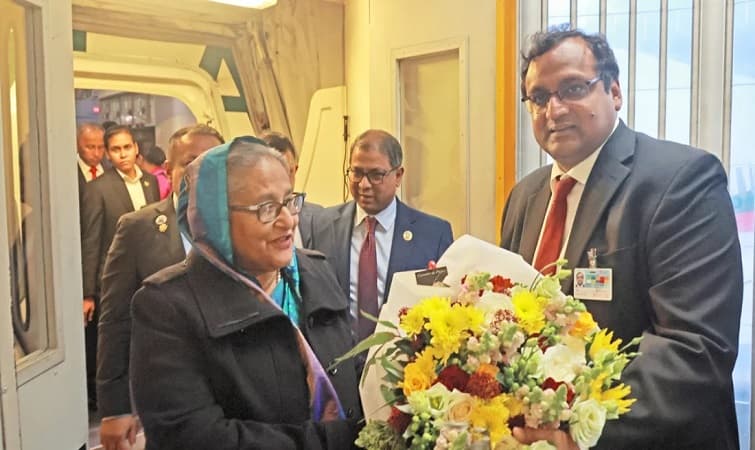 ব্রাসেলসে পৌঁছেছেন প্রধানমন্ত্রী