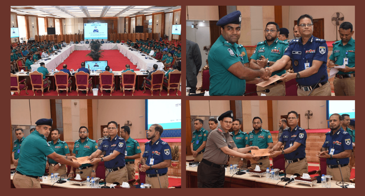 জুলাইয়ে ডিএমপির সেরা বিভাগ ও শ্রেষ্ঠ থানা মিরপুর