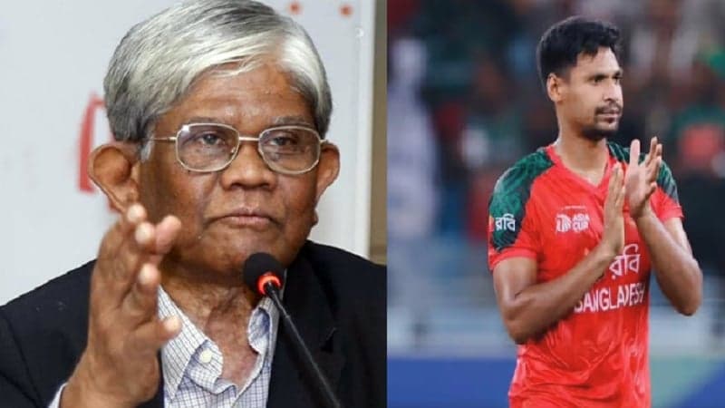 আইপিএল থেকে মুস্তাফিজ বাদ: সরকারের প্রতিক্রিয়া নিউটনের সূত্রের মতো বললেন অর্থ উপদেষ্টা