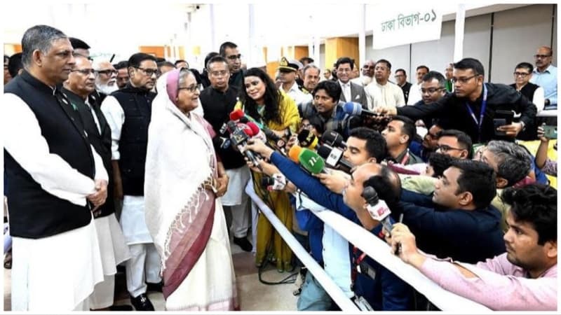 ভোটের মধ্য দিয়ে সরকার পরিবর্তন হবে: প্রধানমন্ত্রী