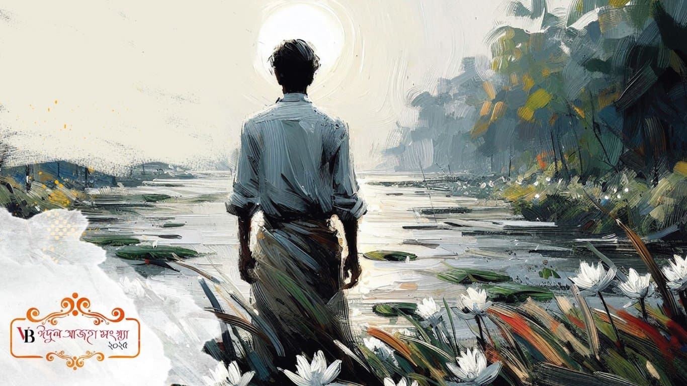 চৈত্রের তাপপ্রবাহ, শাপলাফুল ও পুঁটি মাছের ঝোল