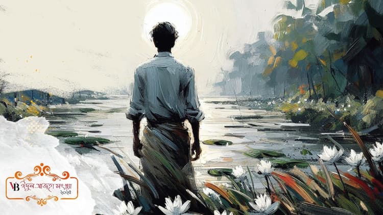 চৈত্রের তাপপ্রবাহ, শাপলাফুল ও পুঁটি মাছের ঝোল