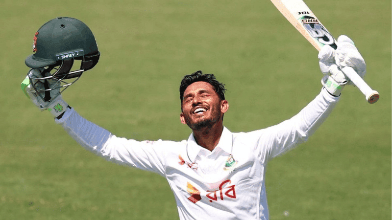 স্বপ্নের সেঞ্চুরি মা-বাবাকে উৎসর্গ করলেন তানজিদ