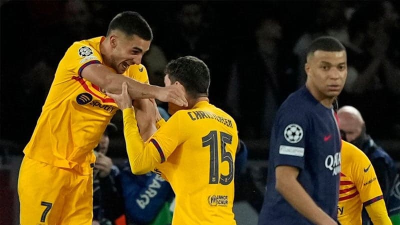 চ্যাম্পিয়নস লিগের ম্যাচে পিএসজিকে হারাল বার্সা