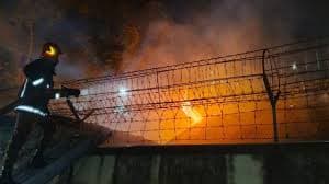 সিলেটে বিটিসিএলের পরিত্যক্ত গুদামে আগুন