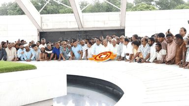 শহীদ জিয়া-খালেদা জিয়ার সমাধিতে স্বপন ও রিজভীর শ্রদ্ধা