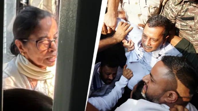 মমতা বন্দ্যোপাধ্যায় ও কেজরিওয়ালকে ছেড়ে দিয়েছে দিল্লি পুলিশ