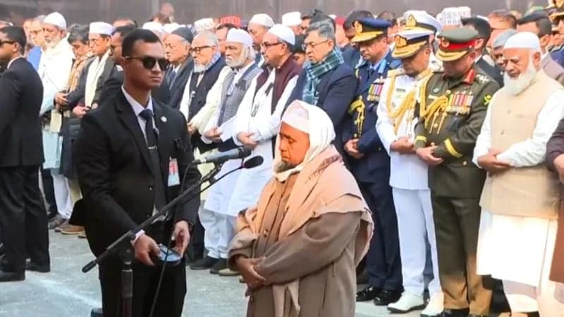 জনজোয়ারে অনুষ্ঠিত বেগম খালেদা জিয়ার জানাজা 