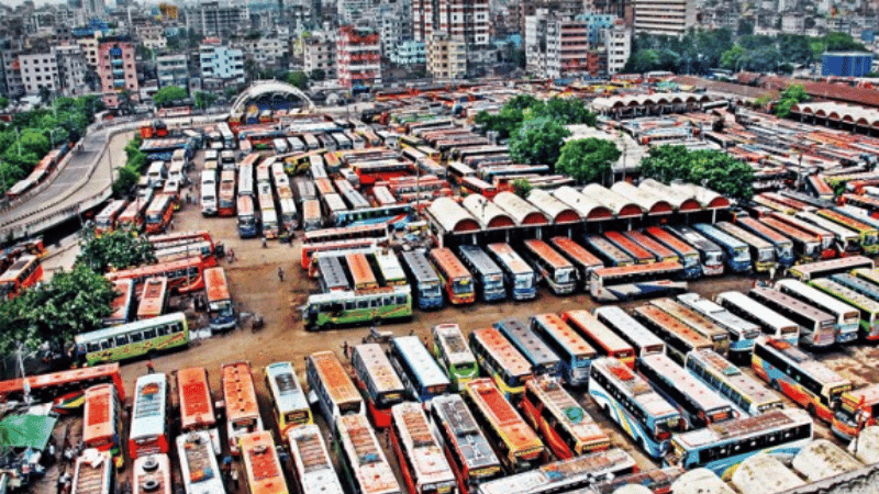 সায়েদাবাদ-গুলিস্তান ও মহাখালী বাস টার্মিনাল যাচ্ছে ঢাকার বাইরে