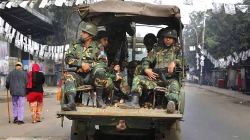 কাল ৬৪ জেলার নামছে সশস্ত্রবাহিনী