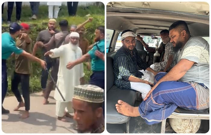 সিলেটের মাজার ওয়াকফ এস্টেট নিয়ে সংঘর্ষ, ওসিসহ আহত ৩০