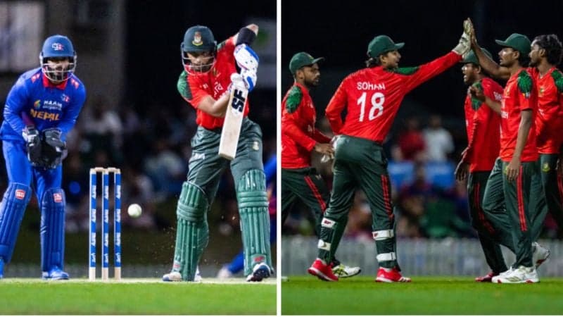 নেপালকে হারিয়ে জয়ের দেখা পেল বাংলাদেশ