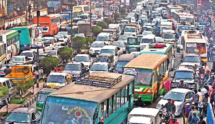 বিশ্বের সবচেয়ে ধীরগতির শহর ঢাকা: গবেষণা