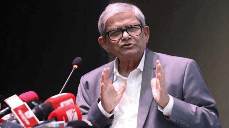 গণতন্ত্র পুনরুদ্ধারে অবাধ, সুষ্ঠু নির্বাচনের বিকল্প নেই: মির্জা ফখরুল