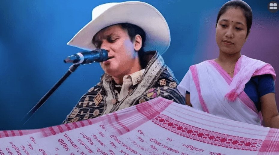 সংগীতশিল্পী জুবিনের শ্রদ্ধায় ২৫ ফুট গামছায় বোনা হলো গানের কলি ও উক্তি
