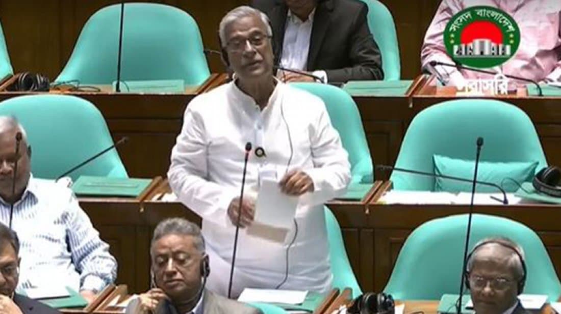 আপনারা ৭১ সালে কোথায় ছিলেন: সংসদে বিরোধী দলকে জয়নুল আবদীন ফারুক