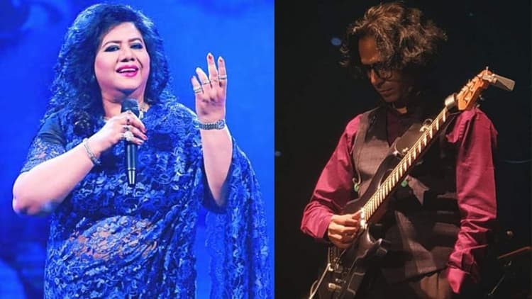 রুনা লায়লার সঙ্গে প্রথমবার দ্বৈত গানে বাপ্পা মজুমদার