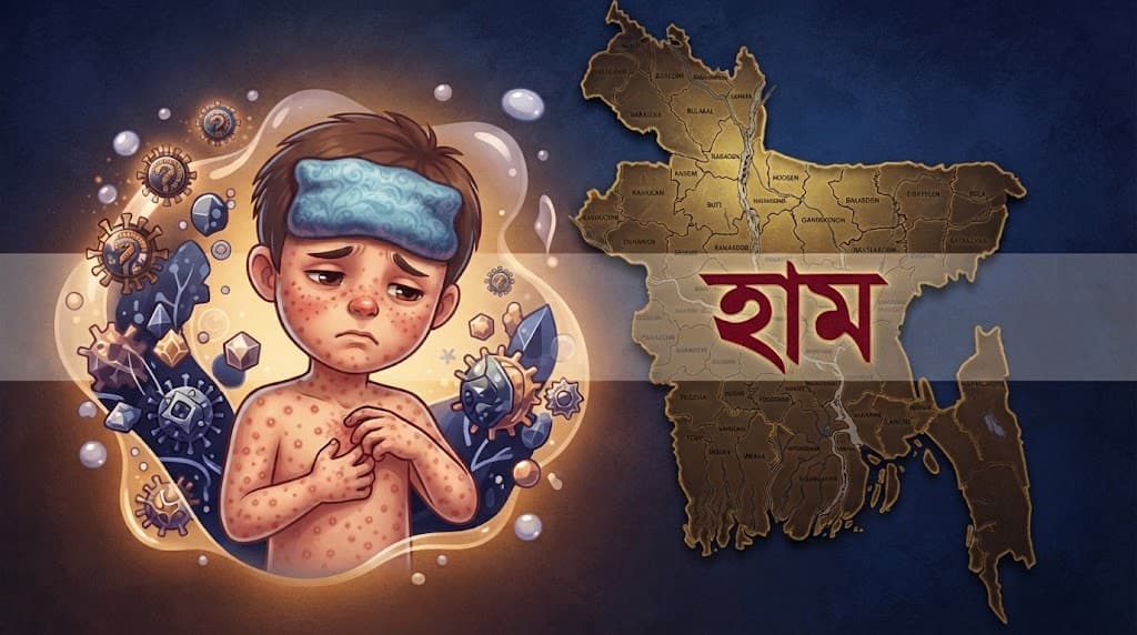 ২৪ ঘণ্টায় হাম উপসর্গে দুই শিশুর মৃত্যু, আক্রান্ত আরও ১,৩৪৯