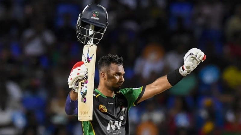 সিপিএলে শানাকার ঝড়, ৩৯ বলে সেঞ্চুরিতে গড়লেন নতুন রেকর্ড