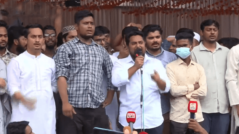 আমরা এখানে গোপালগঞ্জের নাম বদলাতে আসিনি: নাহিদ ইসলাম