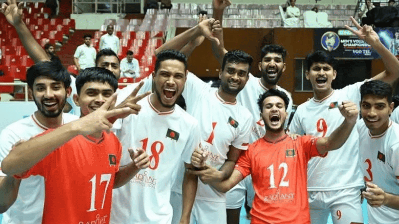 উজবেকিস্তানকে হারিয়ে ভলিবল চ্যাম্পিয়নশিপের ফাইনালে বাংলাদেশ