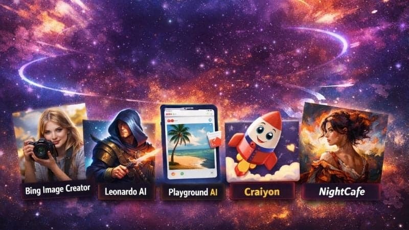 এআই ছবি তৈরির ৫ টি ফ্রি ওয়েবসাইট