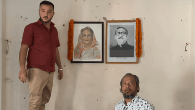 বরগুনায় তালা ভেঙে আওয়ামী লীগ কার্যালয়ে ছাত্রলীগের নেতা-কর্মীরা