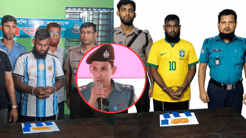 মাদক কারবারিকে এআই দিয়ে ব্রাজিলের জার্সি পরানো সেই এসআইকে শোকজ