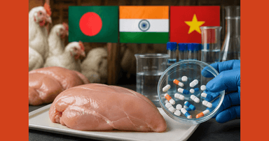 বাংলাদেশসহ ৩ দেশের পোলট্রি মুরগিতে নিরাপদ সীমার চেয়ে বেশি অ্যান্টিবায়োটিক