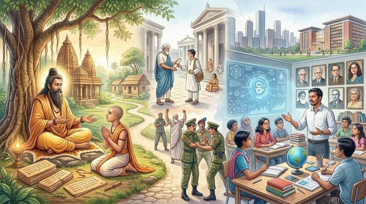 প্রাচ্য থেকে বিউপনিবেশায়নের যুগে শিক্ষকদের মর্যাদার প্রশ্ন