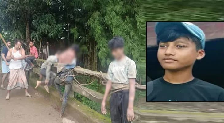 চোর সন্দেহে তিন শিশুকে বেঁধে মারধর, একজন নিহত