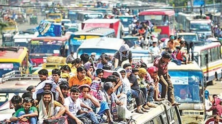 পুরোনো বন্দোবস্তে ‘স্বস্তির ঈদযাত্রা’