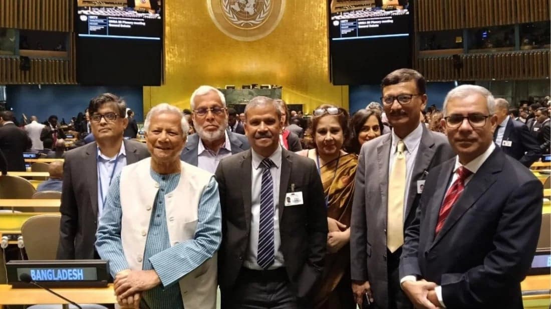 জাতিসংঘ সাধারণ পরিষদে যোগ দিয়েছেন প্রধান উপদেষ্টা