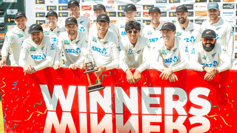 জিম্বাবুয়েকে ইনিংস ও ৩৫৯ রানে হারিয়ে নিউজিল্যান্ডের বিশাল জয়