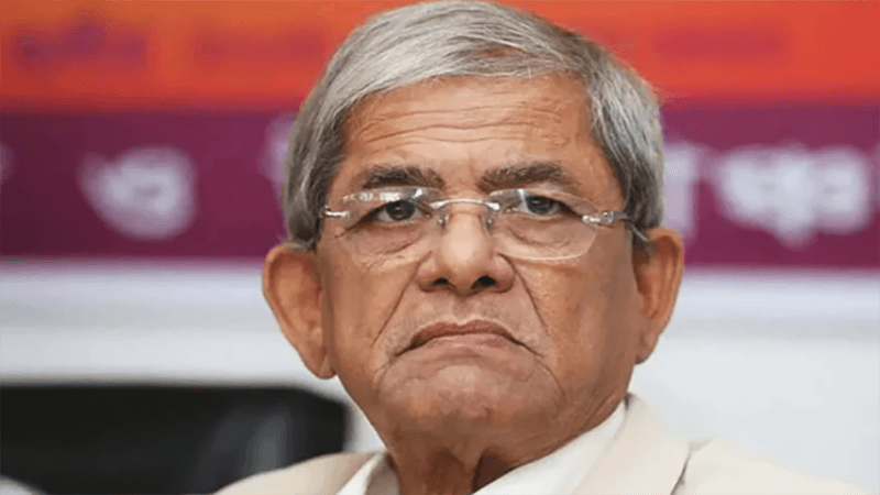 চিকিৎসার জন্য সিঙ্গাপুর গেলেন মির্জা ফখরুল