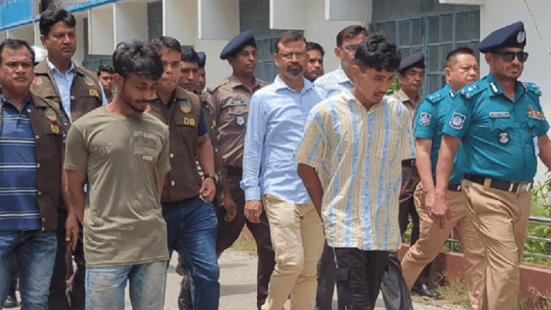 রংপুরে ৪ খুন: আসামিদের জেলগেটে জিজ্ঞাসাবাদের অনুমতি