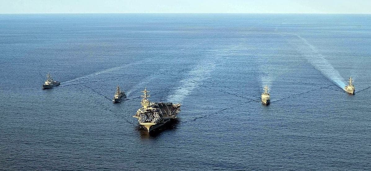 কোরিয়া-যুক্তরাষ্ট্র-জাপানের যৌথ নৌ মহড়া