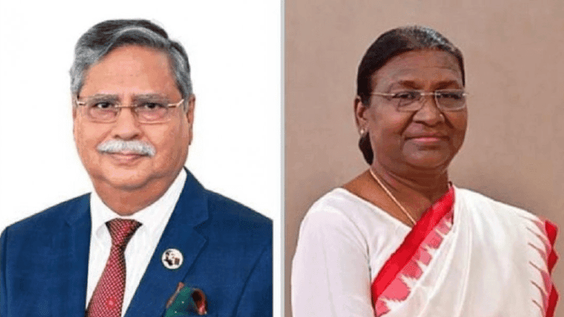 বাংলাদেশের রাষ্ট্রপতিকে ভারতের রাষ্ট্রপতির স্বাধীনতা দিবসের শুভেচ্ছা