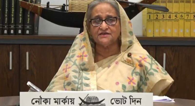 ৬ জেলার নির্বাচনি জনসভায় ভার্চুয়ালি যুক্ত হবেন শেখ হাসিনা