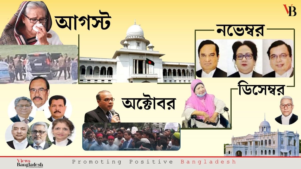বিচার বিভাগের ইতিহাসে ঘটনাবহুল বছর