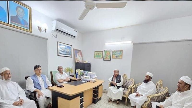 বিএনপির সঙ্গে হেফাজত প্রতিনিধি দলের বৈঠক