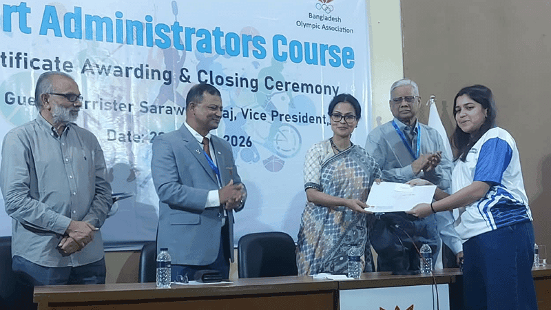 মেধা ও সুযোগের সমন্বয়ের অভাবে ক্রীড়াঙ্গন বিকশিত হচ্ছে না: শুক্লা