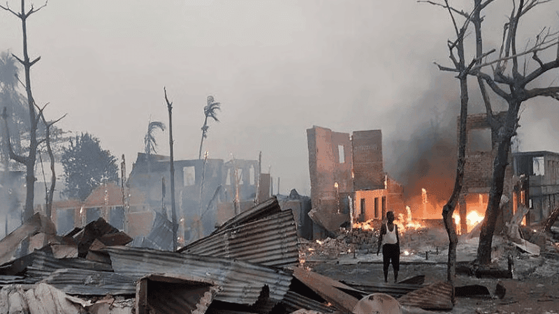 মিয়ানমারের সামরিক বাহিনীর বিমান হামলায় রাখাইনে নিহত অনেকে: জাতিসংঘ