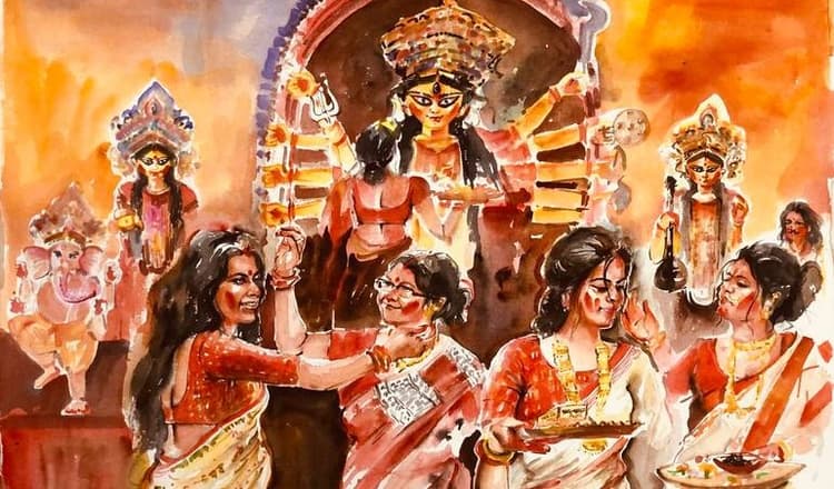 দুর্গাপূজা: ধর্ম, ইতিহাস, সাহিত্য ও বাঙালির উৎসব-সংস্কৃতি