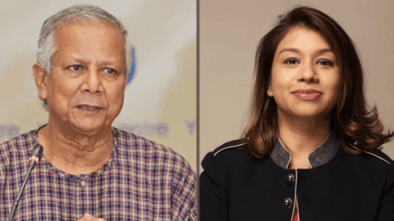 ড. ইউনূসের সাক্ষাত চান টিউলিপ সিদ্দিক