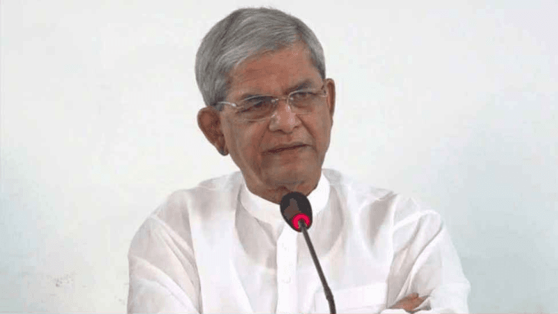 যথাসময়ে নির্বাচন না হলে জাতির ক্ষতি হবে: মির্জা ফখরুল