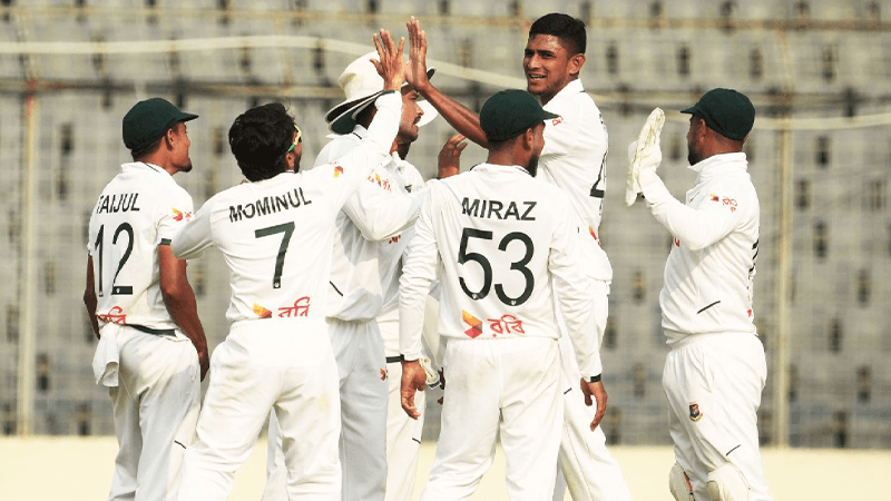 পাকিস্তানকে হারিয়ে টেস্ট র‌্যাঙ্কিংয়ে বড় উন্নতি বাংলাদেশি ক্রিকেটারদের