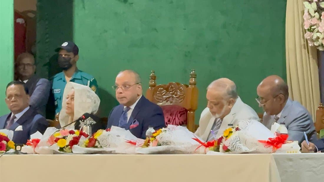 আইনের শাসন নিশ্চিতে নির্বাহী বিভাগ থেকে বিচার বিভাগ পৃথক করতে হবে: প্রধান বিচারপতি